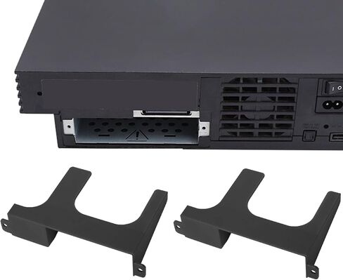 2 قطعة 2.5in حامل القرص الصلب HDD SSD 3D مطبوعة قوس لوحدة التحكم PS2 SCPH 30000 SCPH 50000 (أسود) in Kuwait