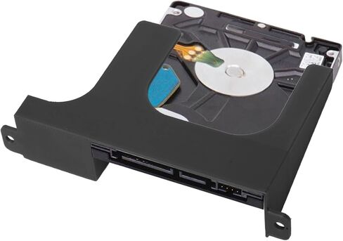 2 قطعة 2.5in حامل القرص الصلب HDD SSD 3D مطبوعة قوس لوحدة التحكم PS2 SCPH 30000 SCPH 50000 (أسود) in Kuwait