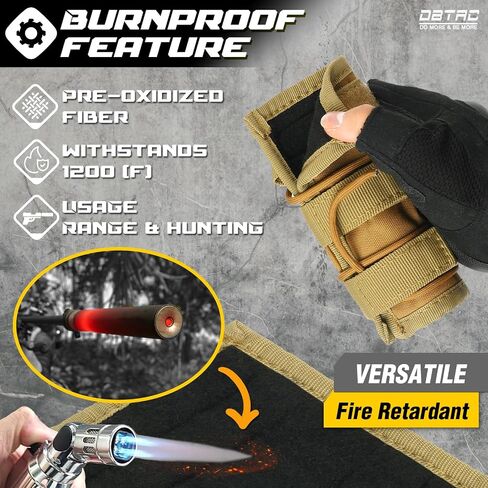 DBTAC Suppressor Cover for Low Volume Fire Training, Heat-Resistant Suppressor Covers for Precision Drills, Hunting and Competitive Shooting, 1.5 inches Diameter with multiple lengths (4/5/6/7/9 Inch) in Saudi Arabia