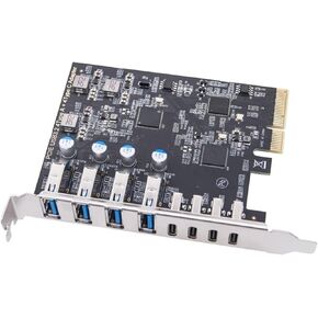 بطاقة توسيع PCIE إلى USB 3.2 بسرعة 10 جيجابت في الثانية ومنفذ 4 C ومحول اللوحة الأمامية 3.2 للتوسيع الداخلي لسطح المكتب in Kuwait