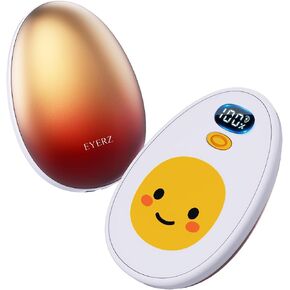 Hand Warmers Rechargeable 2 Pack, Egg Electric Hand Warmers for Women, Men, Girls, LED Display & 4 Heat Levels, Magnetic Pocket Heater Gadgets for Raynauds, Hunting, Golf, Birthday Gifts for Christmas in Saudi Arabia
