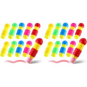 10 Pieces Railroad Chalk Holder Plastic Sidewalk Chalk Holders Colored Adjustable Chalk Clip Holder for Teachers Students Office School Classroom in Kuwait