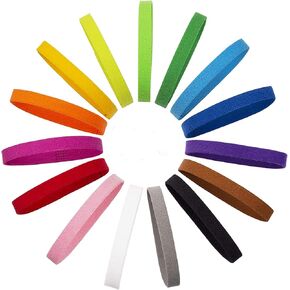 GAMUDA 15 Newborn Puppy Collars – 6 Record Keeping Charts – Super Soft Nylon Whelping Puppy Collars - Adjustable Litter Collars for Pups – Assorted Colors & Identification Collars in Kuwait