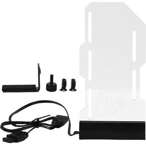 Jectse Graphics Card Brace, RGB GPU Stand Adjustable Height with ARGB Lighting System for Motherboard Sync, Support Bracket Prevents Bending and Sagging, Easy to Install in Saudi Arabia