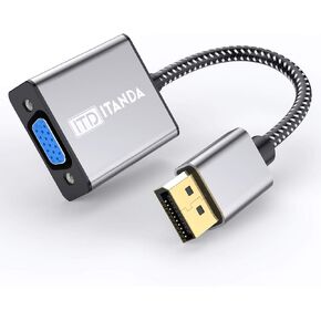 Rosewill osewill DisplayPort to DVI Video Adapter Dongle | Portable Converter for PC Computers, Laptops, Monitors, Projectors, TVs in Kuwait