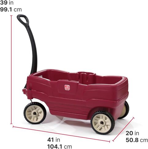 Step2 Neighborhood Wagon with Seats, Red in Saudi Arabia