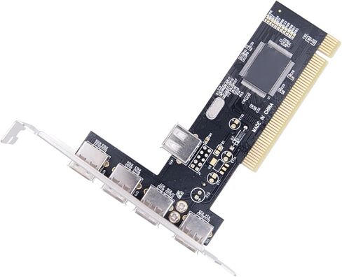 USB 2.0 Card 5 Port 4 External 1 Internal Expansion to 2.0 Adapter Controller High Speed 480Mbps for Desktop High Speed Interface Card in Kuwait