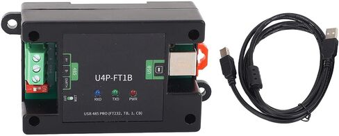plplaaoo USB B to 485 Converter Industrial Grade High Speed Isolated Serial Port Module for Industrial Automation ABS Material with LED Indicators in Saudi Arabia