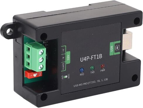 plplaaoo USB B to 485 Converter Industrial Grade High Speed Isolated Serial Port Module for Industrial Automation ABS Material with LED Indicators in Saudi Arabia
