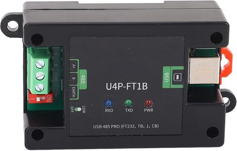 plplaaoo USB B to 485 Converter Industrial Grade High Speed Isolated Serial Port Module for Industrial Automation ABS Material with LED Indicators in Saudi Arabia
