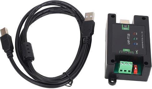 plplaaoo USB B to 485 Converter Industrial Grade High Speed Isolated Serial Port Module for Industrial Automation ABS Material with LED Indicators in Saudi Arabia