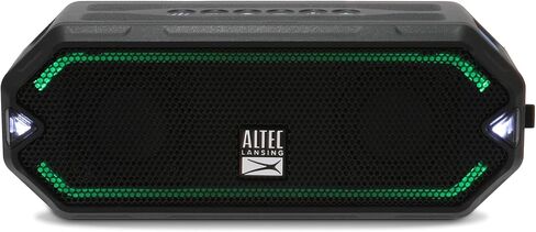 Altec Lansing - HydraJolt Wireless Bluetooth Speaker, Waterproof Portable Speakers with Built in Phone Charger and Lights, Everything Proof Outdoor, Shockproof, Snowproof, 16 Hours Playtime in Saudi Arabia