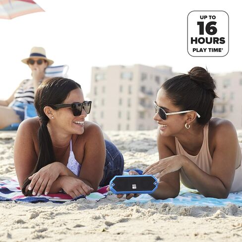 Altec Lansing - HydraJolt Wireless Bluetooth Speaker, Waterproof Portable Speakers with Built in Phone Charger and Lights, Everything Proof Outdoor, Shockproof, Snowproof, 16 Hours Playtime in Saudi Arabia