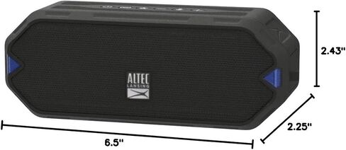 Altec Lansing - HydraJolt Wireless Bluetooth Speaker, Waterproof Portable Speakers with Built in Phone Charger and Lights, Everything Proof Outdoor, Shockproof, Snowproof, 16 Hours Playtime in Saudi Arabia