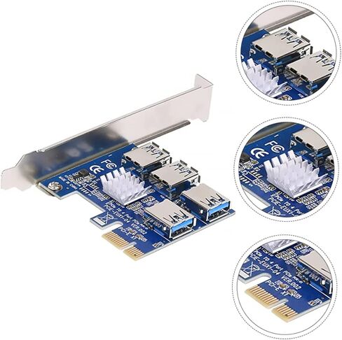 بطاقة توسيع Pci-e، منافذ USB، وصلة رفع عالية السرعة لسطح المكتب تدعم ما يصل إلى سعة الطاقة لملحقات الكمبيوتر وأنظمة الألعاب in Kuwait
