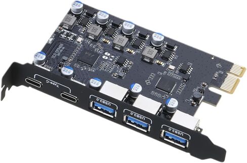 10Gbps USB 3.0 PCIE Card Hub USB 3. بطاقة توسيع وحدات التحكم في اللوحة USB3. محول لتوسيع نطاق الكمبيوتر المكتبي على نطاق واسع in Kuwait