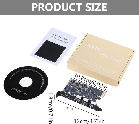 10Gbps USB 3.0 PCIE Card Hub USB 3. بطاقة توسيع وحدات التحكم في اللوحة USB3. محول لتوسيع نطاق الكمبيوتر المكتبي على نطاق واسع in Kuwait