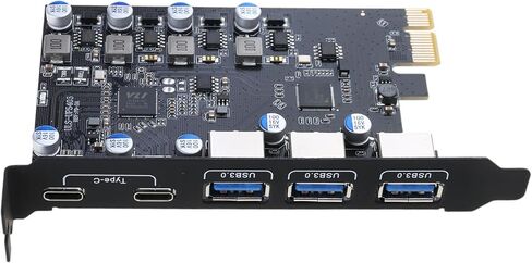 10Gbps USB 3.0 PCIE Card Hub USB 3. بطاقة توسيع وحدات التحكم في اللوحة USB3. محول لتوسيع نطاق الكمبيوتر المكتبي على نطاق واسع in Kuwait