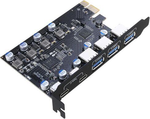 10Gbps USB 3.0 PCIE Card Hub USB 3. بطاقة توسيع وحدات التحكم في اللوحة USB3. محول لتوسيع نطاق الكمبيوتر المكتبي على نطاق واسع in Kuwait