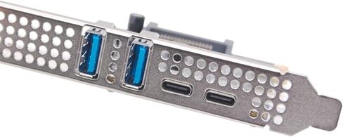 بطاقة توسيع PCIE 1X إلى USB عالية السرعة 3.2 Gen1 Type C وبطاقة ناهضات الواجهات لرأس اللوحة الأمامية للكمبيوتر المكتبي من النوع C in Kuwait