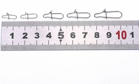 200pcs Carp Fishing Snap Pin Connector, Stainless Steel Bass Fishing Links for Carp Fishing Enthusiasts in Saudi Arabia