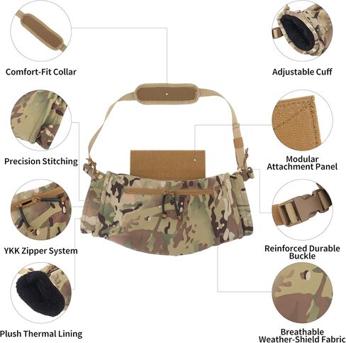 Tactical Hand Warmer Pouch, Youth Football Hand Warmers, Portable Drop Hanger Waist Handwarmer Pouch in Saudi Arabia