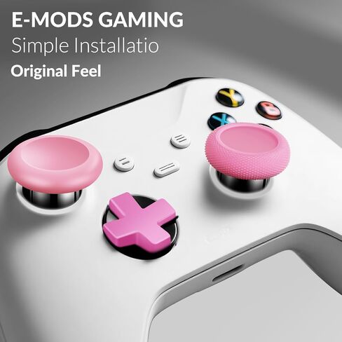 10 في 1 أعواد إبهام معدنية بديلة + ملحقات لجهاز Xbox Elite Controller Series 2 Core - حزمة المكونات، 5 ألوان (أخضر معكرون، أرجواني وردي، وردي ناعم، أبيض نقي، أحمر بني) (وردي أرجواني) in Kuwait
