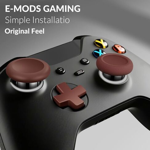10 in 1 Metal Replacement Thumbsticks + Accessories for Xbox Elite Controller Series 2 Core – Component Pack, 5 Colors (Macaron Green, Magenta Pink, Soft Pink, Pure White, Red Brown) (Magenta Pink) in Saudi Arabia