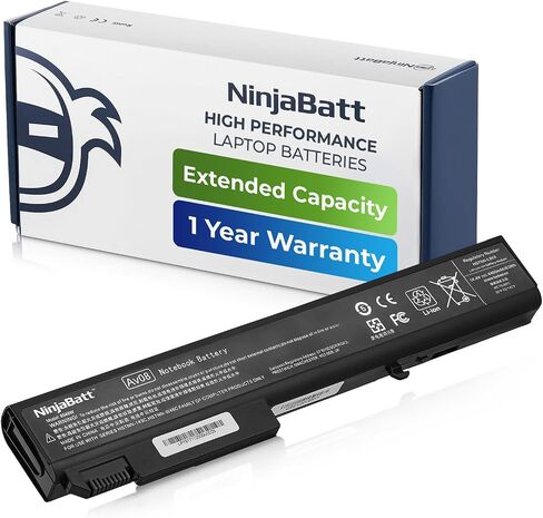 بطارية NinjaBatt لجهاز HP P106 710416-001 Envy 710417-001 PI06 HSTNN-LB4N M7-J020DX 17-E020US M6-N012DX HSTNN-UB4N HSTNN-LB40 TPN-L112 M6-N010DX 17T-J100 - أداء عالي [6 خلايا/4400 مللي أمبير/ساعة/ 10.8 الخامس] in Kuwait