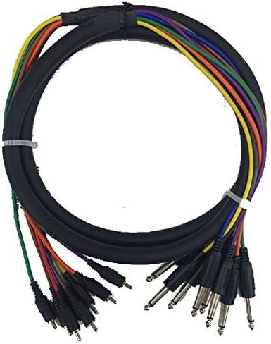 CU/SU302 6' 1/4" TS Male to RCA Male Audio Snake (8-Channel) in Saudi Arabia