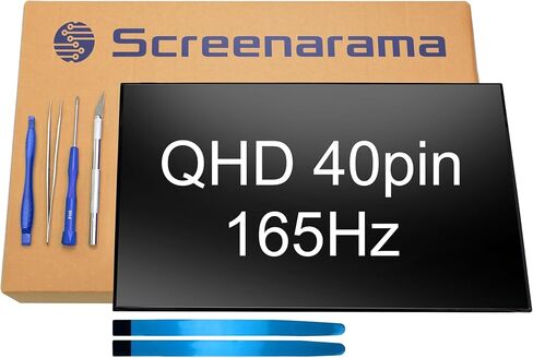 SCREENARAMA New Screen Replacement for Lenovo Legion 5 16IRX9 83DG 83EW (165Hz QHD 2560x1600 40pin) IPS LCD LED Display with Tools and Tape in Saudi Arabia