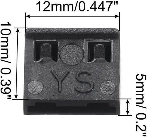 Generic 20 قطعة مانع المنافذ PP قفل منفذ USB / مانع الكمبيوتر الغبار أسود in Saudi Arabia