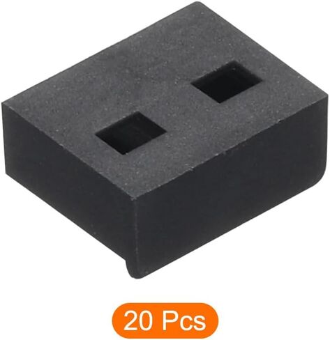 Generic 20 قطعة مانع المنافذ PP قفل منفذ USB / مانع الكمبيوتر الغبار أسود in Saudi Arabia