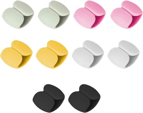10 PCS Mixed Color Cable Organizer Buckle: New strap design for data cables and charging cables, perfect for carrying multifunctional roll storage when traveling in Saudi Arabia