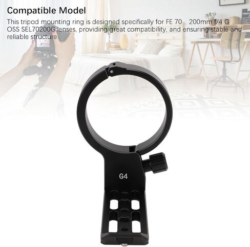 Tbest Lens Support Aluminum Alloy Tripod Mount 80mm for FE 70-200mm F/4 Macro G OSS II Lens in Saudi Arabia