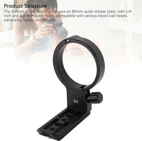 Tbest Lens Support Aluminum Alloy Tripod Mount 80mm for FE 70-200mm F/4 Macro G OSS II Lens in Saudi Arabia