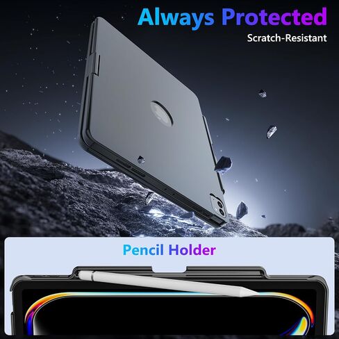 FUWANG Touch Keyboard Case for iPad Pro 13 inch (M5/M4) 2025/2024, 360° Swivel for iPad Pro 13 inch Case with Keyboard, 7 Colors Backlit with Multi-Touch Trackpad Keyboard Case for ipad pro 13 Inch in Saudi Arabia