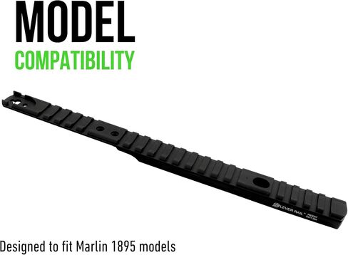 XS SIGHTS Marlin Optic Mounts وحلقة الشبح، تناسب Marlin Lever Carbines، سهلة التركيب Picatinny Rail وحلقة الشبح مع عمود أمامي مخطط أبيض (Marlin 1894، 1895، 336، 308MX، 30AS، 336 35 Rem) in Kuwait