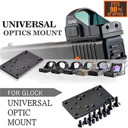 Mount Red Dot Mounting Platform Glok Plate Base Mount Compatible - in Saudi Arabia