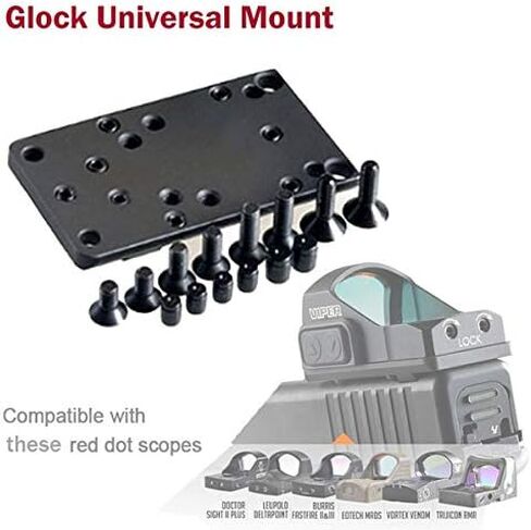 Mount Red Dot Mounting Platform Glok Plate Base Mount Compatible - in Saudi Arabia