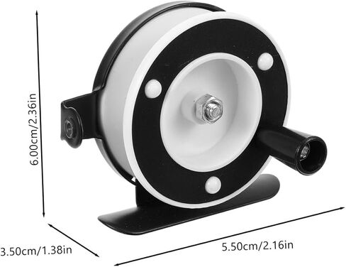 بكرة الصيد من Toyvian Fly Fishing Reel من البلاستيك خفيف الوزن لصيد الأسماك البحرية لسهولة الإمساك والتصميم in Saudi Arabia