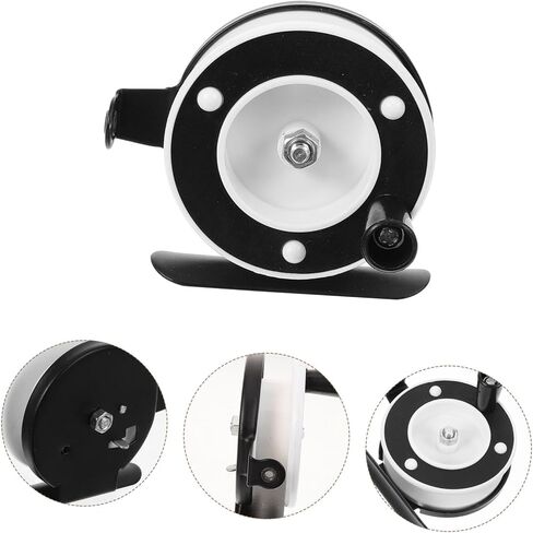 بكرة الصيد من Toyvian Fly Fishing Reel من البلاستيك خفيف الوزن لصيد الأسماك البحرية لسهولة الإمساك والتصميم in Saudi Arabia