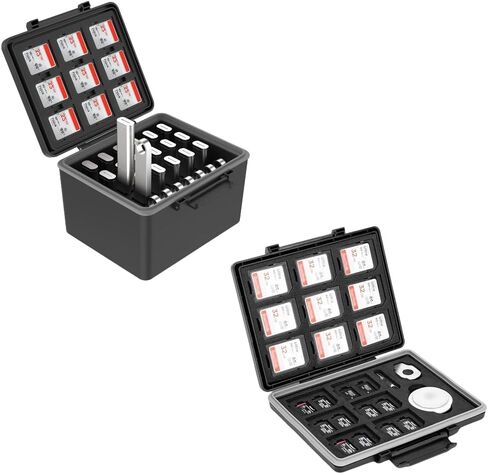 Traceable 45 Slots Memory Card Case+53 Slots USB and SD Card Case in Saudi Arabia