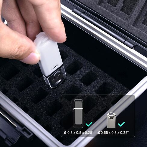 Traceable 45 Slots Memory Card Case+53 Slots USB and SD Card Case in Saudi Arabia