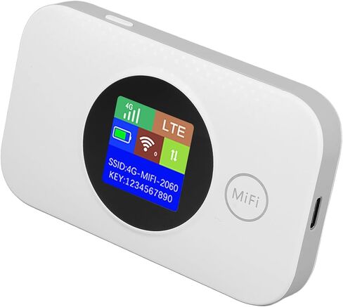 Dpofirs Portable Mobile Hotspot, ABS Stable Lightweight 2.4G 4G Mobile Hotspot for Office (European Version) in Saudi Arabia