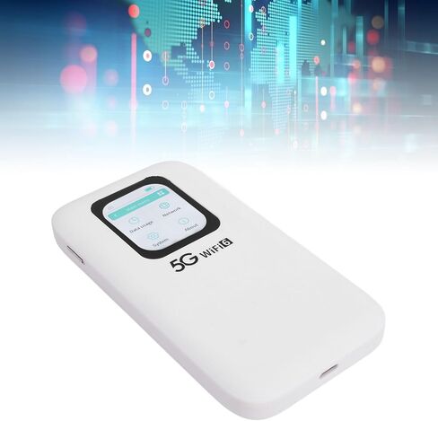 جهاز نقطة اتصال محمول Yoidesu 5G WiFi 6، واي فاي ثنائي النطاق 2.4 جيجا هرتز و5.8 جيجا هرتز محمول، يدعم المبادلة الساخنة وبطاقة SIM نانو، جهاز نقطة اتصال يصل إلى 16 in Saudi Arabia