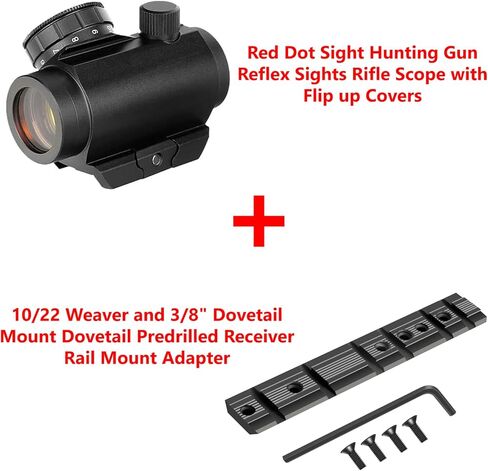 GOTICAL Ruger 10/22 و3/8 بوصة نطاق مدمج تكتيكي 4x32 - شبكاني الصيد Riflescopes شعر شبكاني وروجر 10/22 ويفر و3/8 بوصة مثقوب مسبقًا in Kuwait