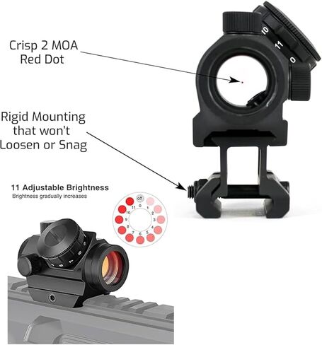 GOTICAL Ruger 10/22 و3/8 بوصة نطاق مدمج تكتيكي 4x32 - شبكاني الصيد Riflescopes شعر شبكاني وروجر 10/22 ويفر و3/8 بوصة مثقوب مسبقًا in Kuwait