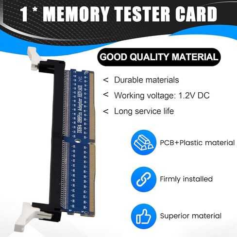 DDR4 288Pin DIMM محول الناهض اختبار الذاكرة بطاقة حماية الذاكرة بطاقة الدائرة لوح تمديد بطاقة الناهض الأذن الكبيرة in Kuwait