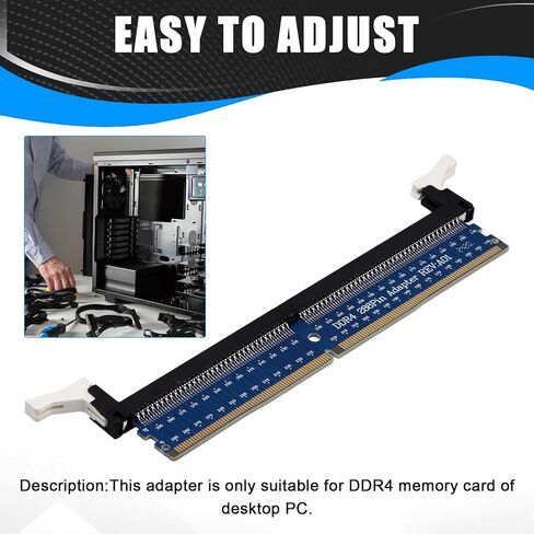 DDR4 288Pin DIMM محول الناهض اختبار الذاكرة بطاقة حماية الذاكرة بطاقة الدائرة لوح تمديد بطاقة الناهض الأذن الكبيرة in Kuwait